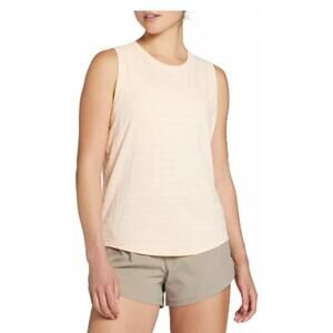 DSG Women's Seamless Jacquard Tank Illuminated Light Peach Size Large